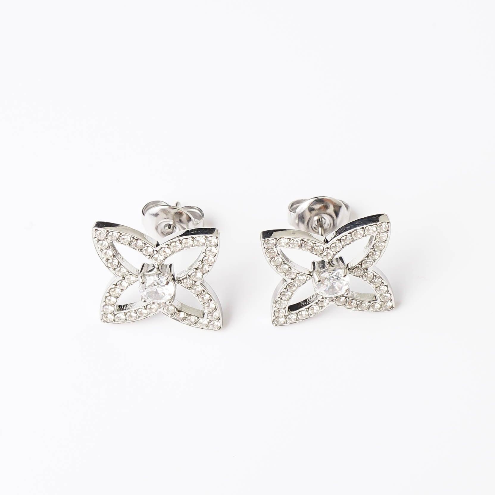 CLOVER LOTUS STUDS - Lynott Jewellery
