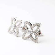 CLOVER LOTUS STUDS - Lynott Jewellery