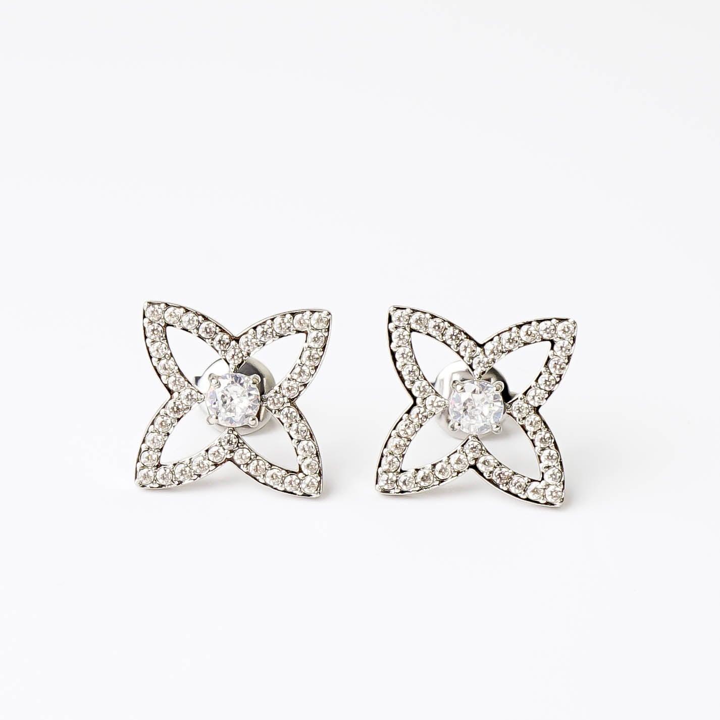CLOVER LOTUS STUDS - Lynott Jewellery