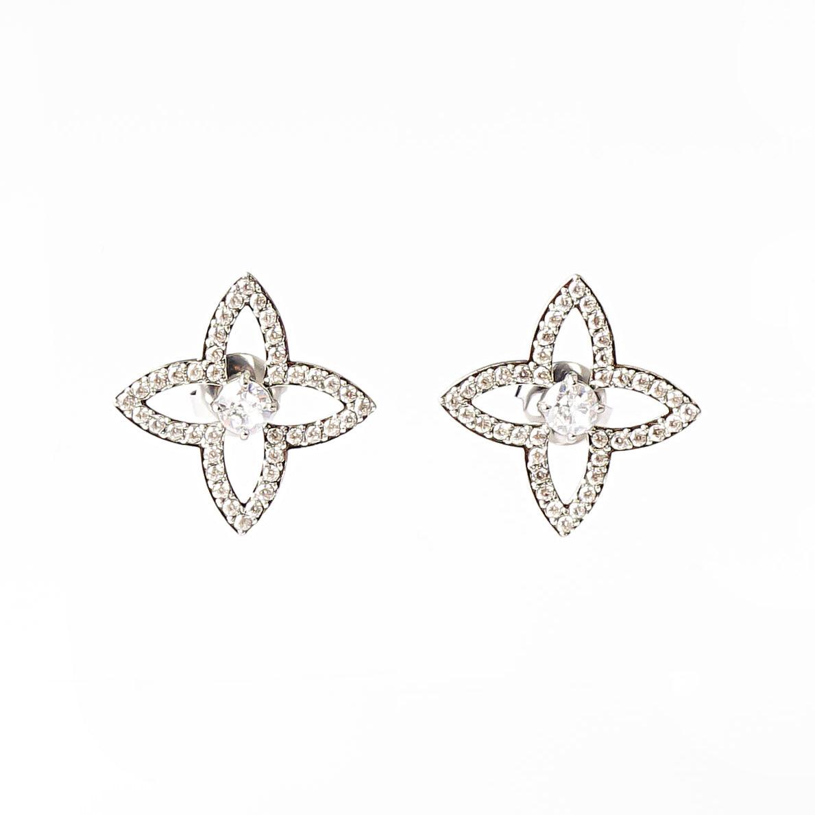 CLOVER LOTUS STUDS - Lynott Jewellery