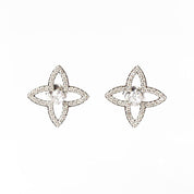 CLOVER LOTUS STUDS - Lynott Jewellery