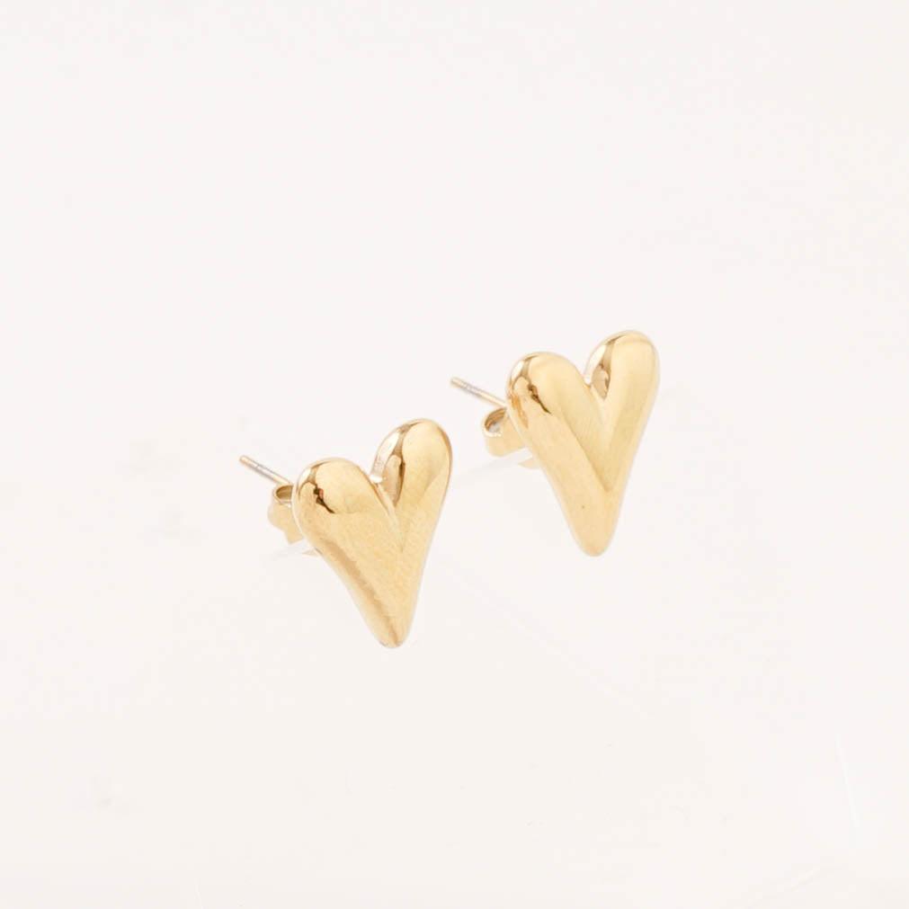 HEARTSTOPPER STUDS - Lynott Jewellery