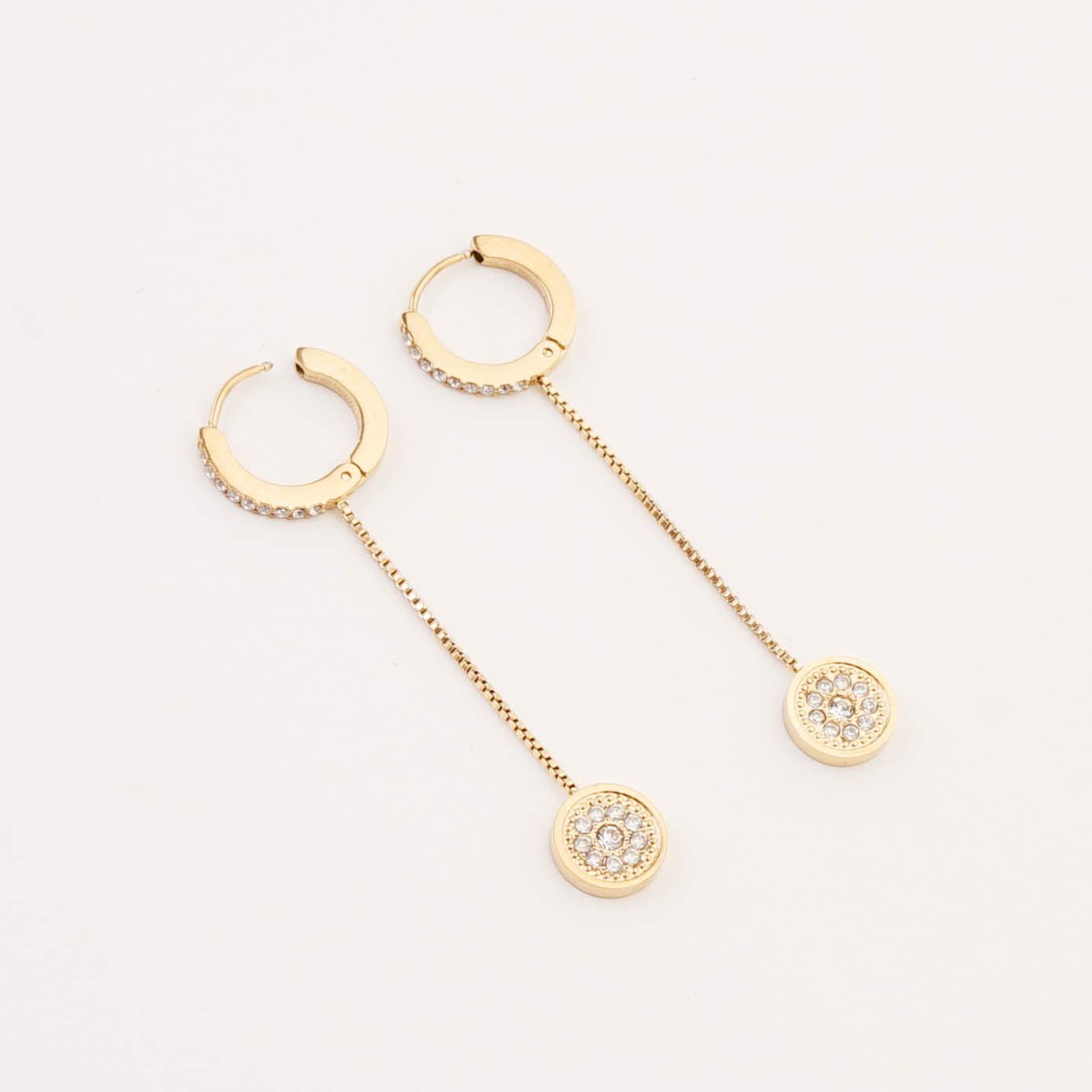 SLINKY DROP DOWN EARRINGS - Lynott Jewellery