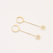 SLINKY DROP DOWN EARRINGS - Lynott Jewellery