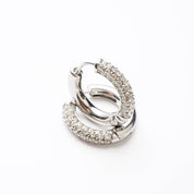 HALF N HALF HOOP - Lynott Jewellery