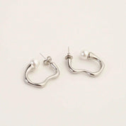 MOTHER OF PEARL HOOPS - Lynott Jewellery