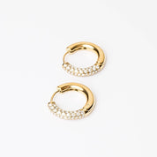 HALF N HALF HOOP - Lynott Jewellery