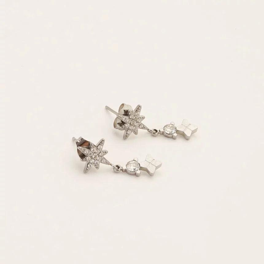 NORTH STAR DROP DOWN EARRING - Lynott Jewellery