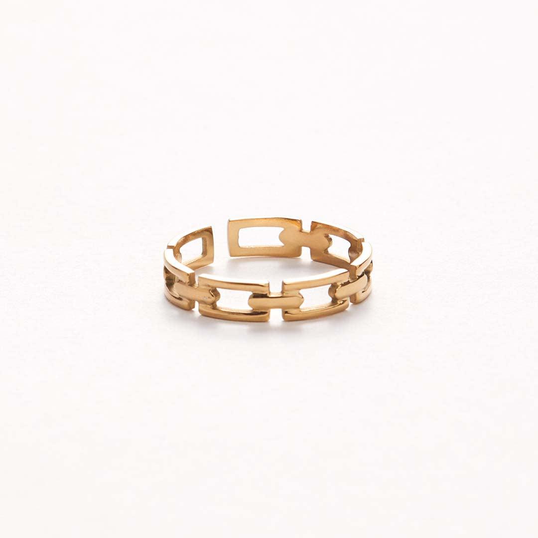 SNEAKY LINK ADJUSTABLE RING - Lynott Jewellery