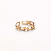 SNEAKY LINK ADJUSTABLE RING - Lynott Jewellery