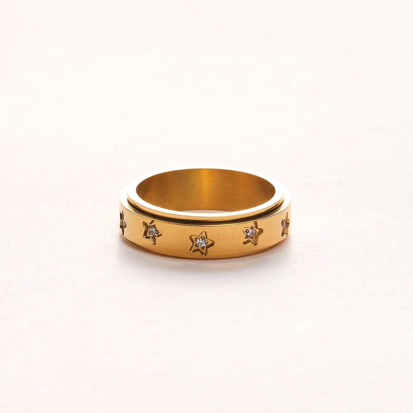 BRAVE SPINNING RING kip - Lynott Jewellery