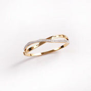 SHOWSTOPPER BANGLE GOLD - Lynott Jewellery