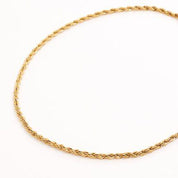 TWISTY CHAIN GOLD NECKLACE - Lynott Jewellery