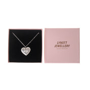 ETERNAL HEART ENGRAVABLE PENDANT NECKLACE