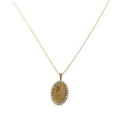 ETERNAL OVAL ENGRAVABLE PENDANT NECKLACE