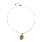 ETERNAL OVAL ENGRAVABLE PENDANT NECKLACE