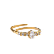 END OF TIME ADJUSTABLE RING