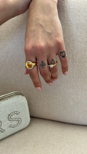 ETERNAL ENGRAVABLE SIGNET RING