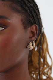 CHARLEEN X LYNOTT LOVERGIRL HEART EARRINGS