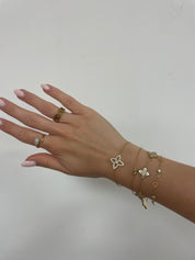 CLOVER LOTUS BRACELET