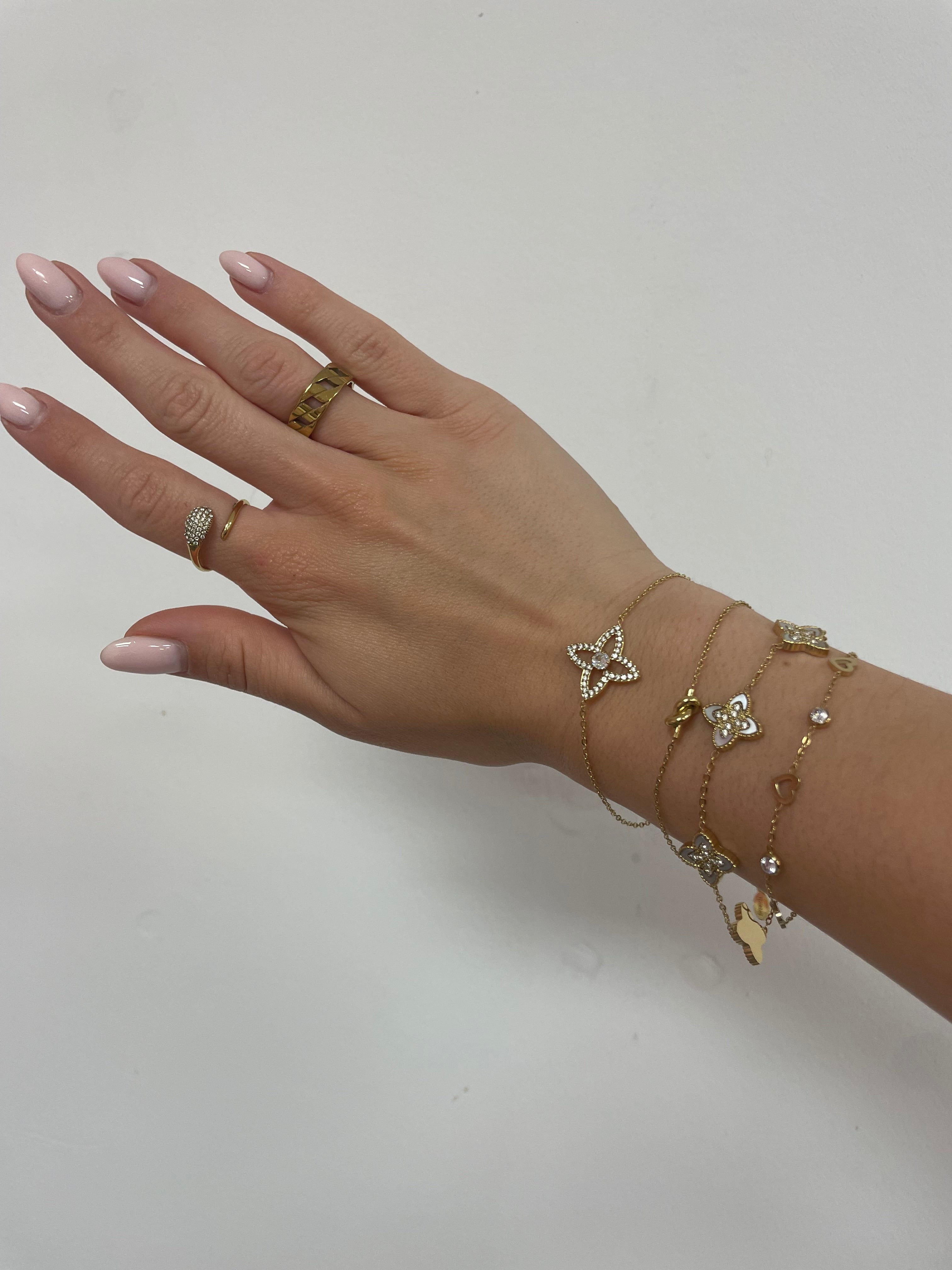 CLOVER LOTUS BRACELET