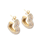 CHARLEEN X LYNOTT LOVERGIRL HEART EARRINGS