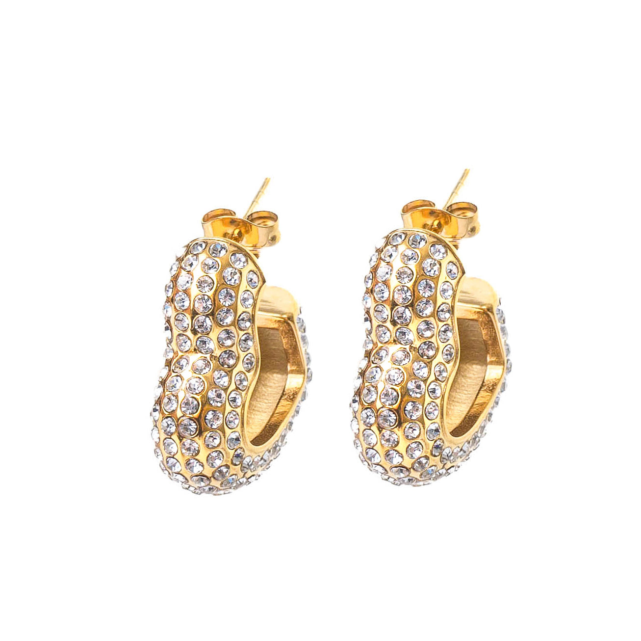 CHARLEEN X LYNOTT LOVERGIRL HEART EARRINGS