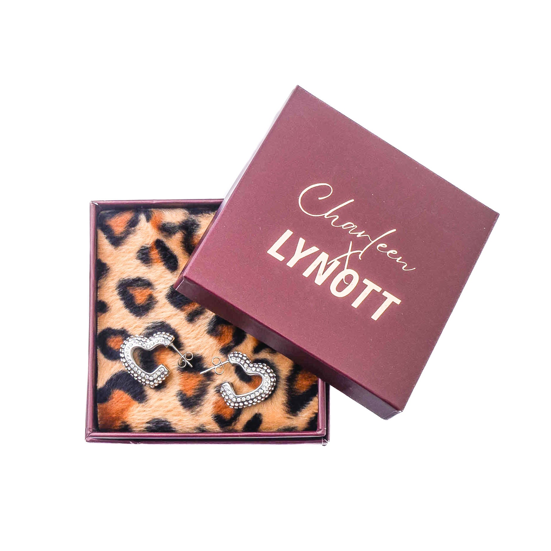 CHARLEEN X LYNOTT LOVERGIRL HEART EARRINGS