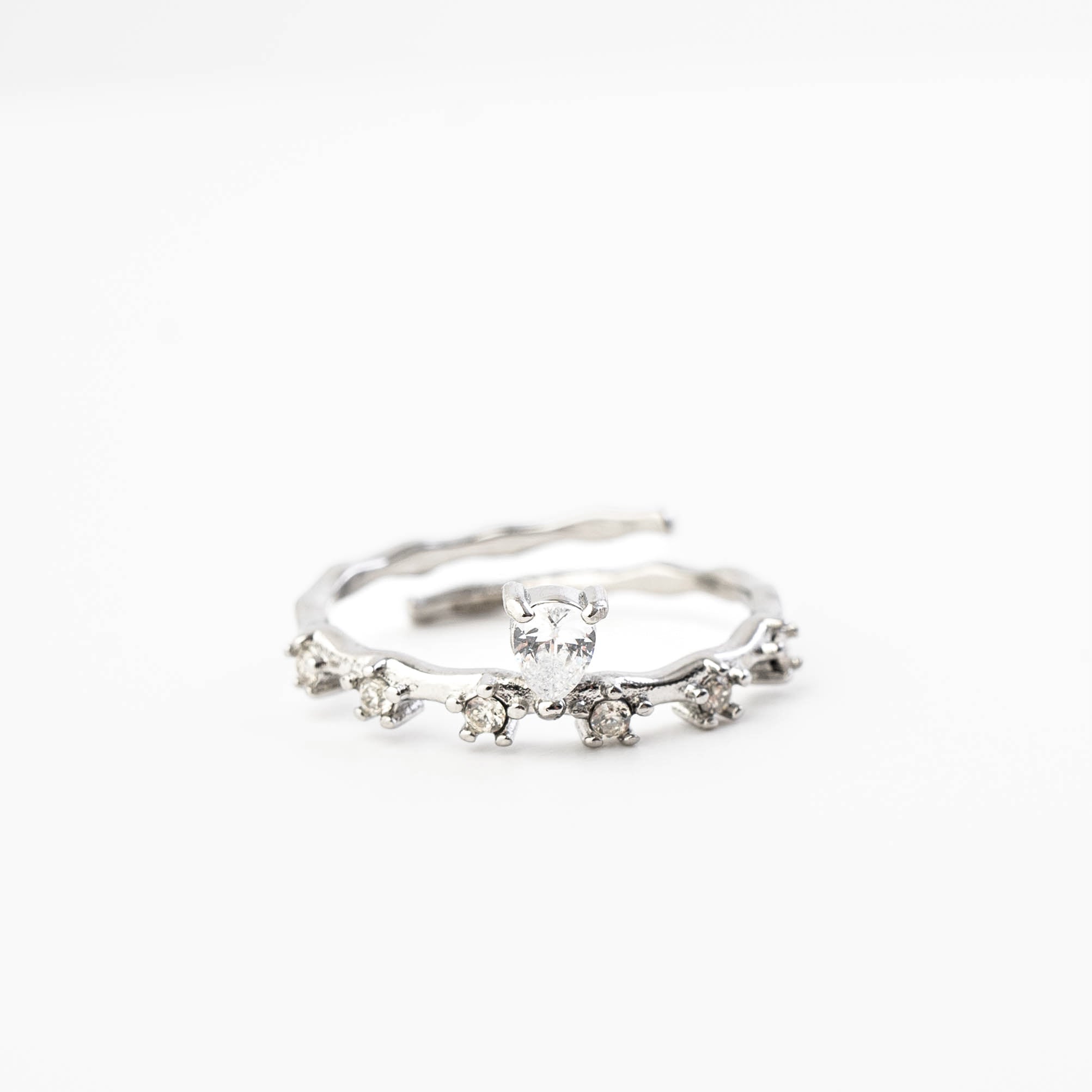 PRINCESS ADJUSTABLE RING CLEAR