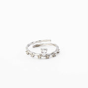 PRINCESS ADJUSTABLE RING CLEAR