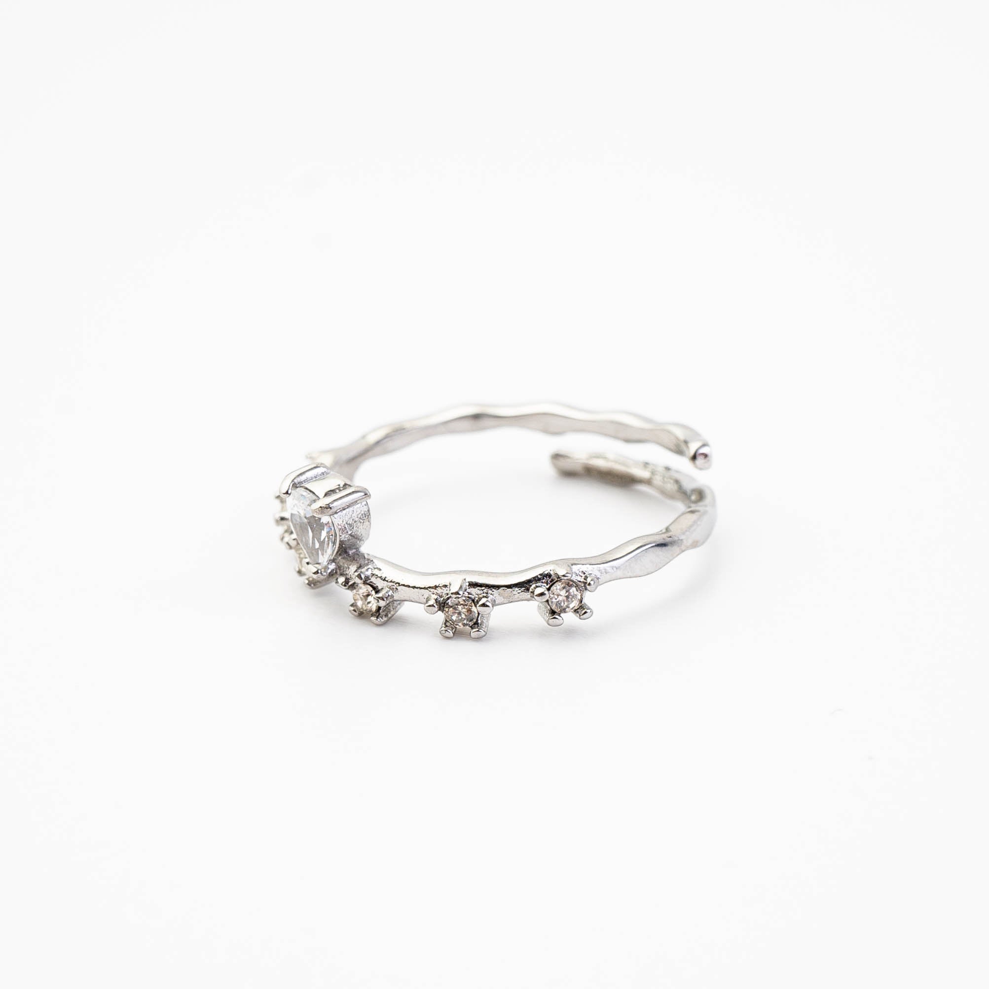 PRINCESS ADJUSTABLE RING CLEAR