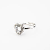 PENDANT HEART ADJUSTABLE RING