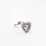 PENDANT HEART ADJUSTABLE RING