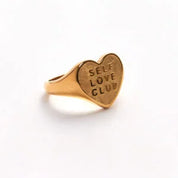 SELF LOVE CLUB RING GOLD