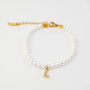 PEARL INITIAL BRACELET