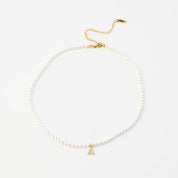 PEARL INITIAL NECKLACE
