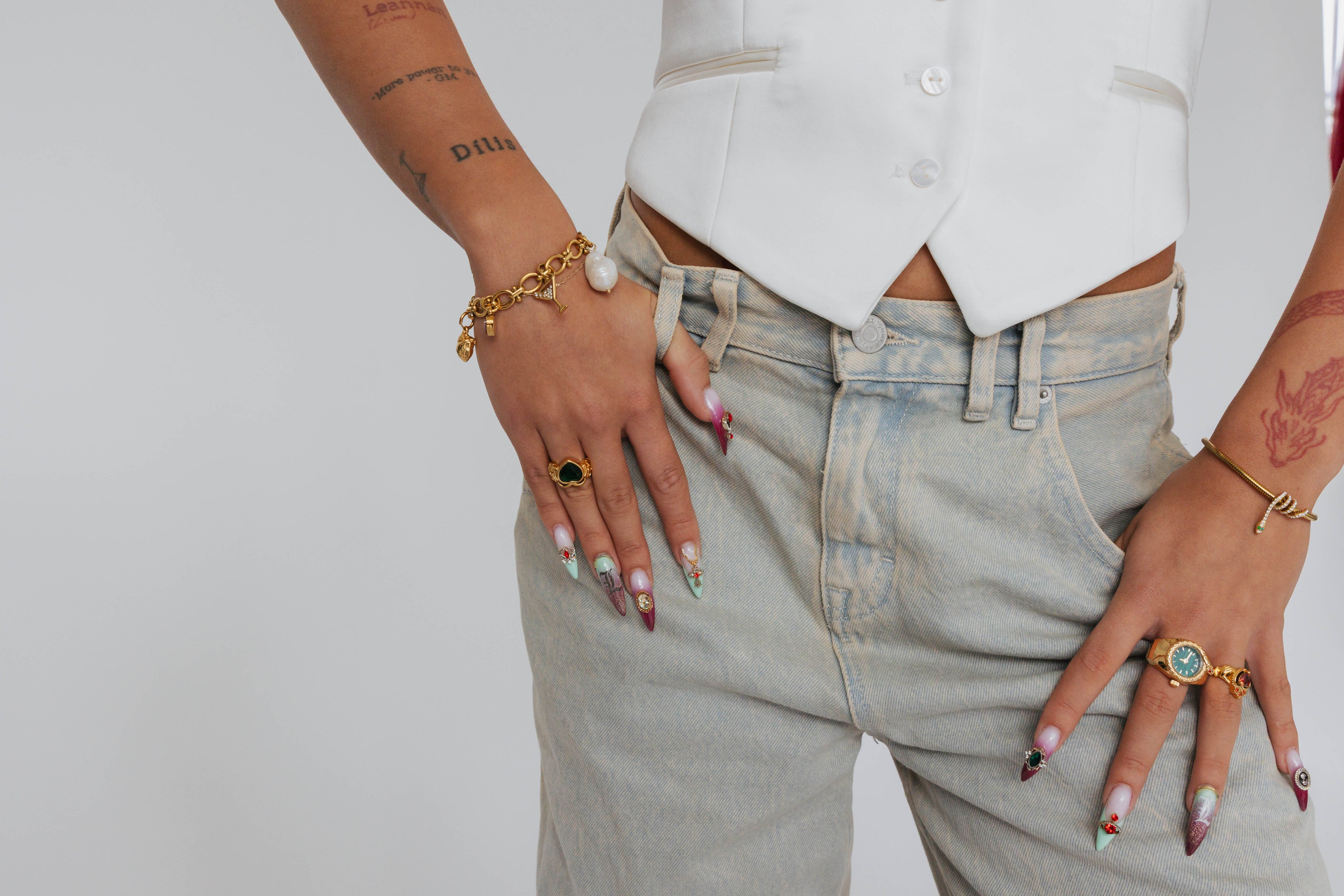 LAUREN X LYNOTT SINGLE LENNAN HEART CHARM