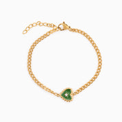LILY HEART BRACELET