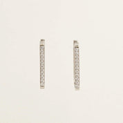 SQUARE DROP DOWN EARRINGS - Lynott Jewellery