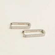 SQUARE DROP DOWN EARRINGS - Lynott Jewellery