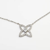 CLOVER LOTUS NECKLACE - Lynott Jewellery
