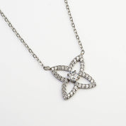 CLOVER LOTUS NECKLACE - Lynott Jewellery
