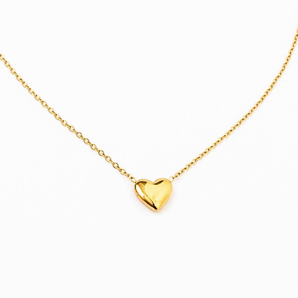 SIMPLE HEART NECKLACE - Lynott Jewellery