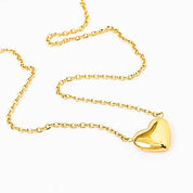 SIMPLE HEART NECKLACE - Lynott Jewellery