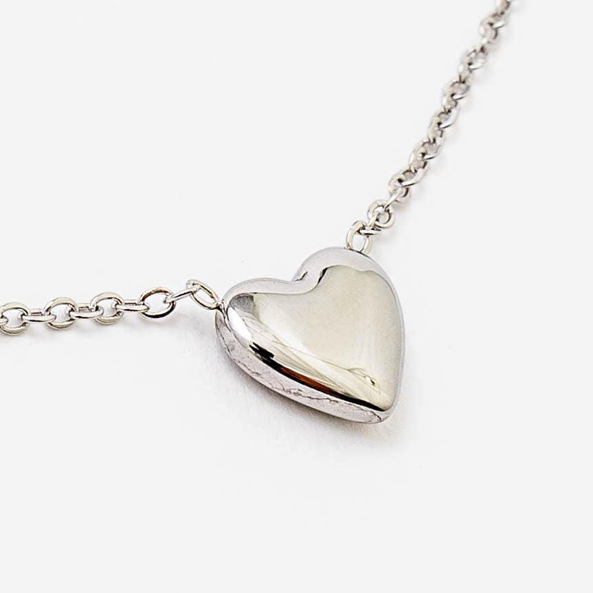 SIMPLE HEART NECKLACE - Lynott Jewellery