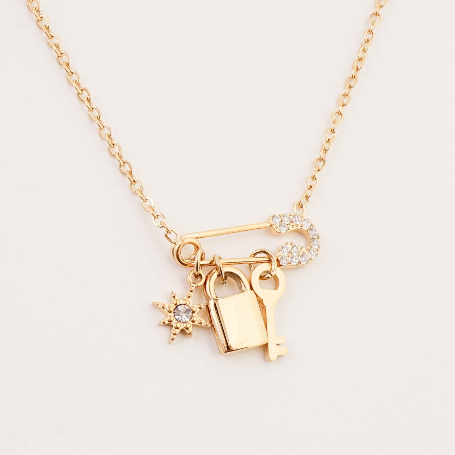 CHARM PIN NECKLACE - Lynott Jewellery