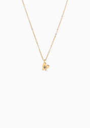 RACHEL GORRY - EMILY LOVE HEART ENGRAVABLE NECKLACE