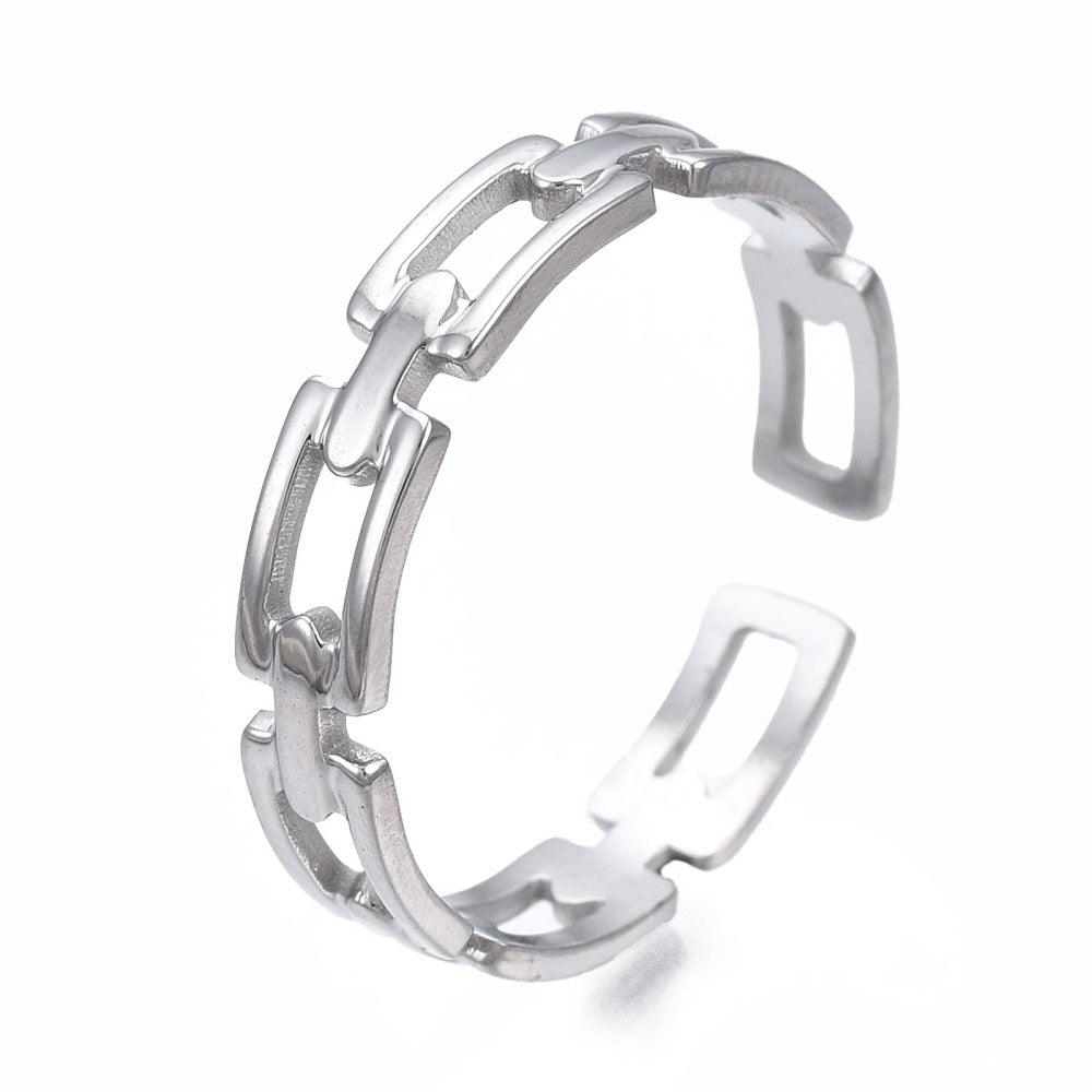 SNEAKY LINK ADJUSTABLE RING - Lynott Jewellery