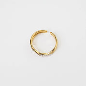 SUBTLE CROSS RING - Lynott Jewellery