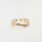 SUBTLE CROSS RING - Lynott Jewellery